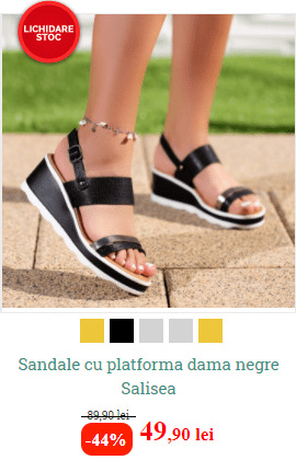 sandale dama platforma