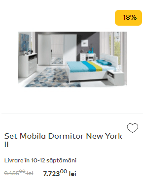 set mobila dormitor